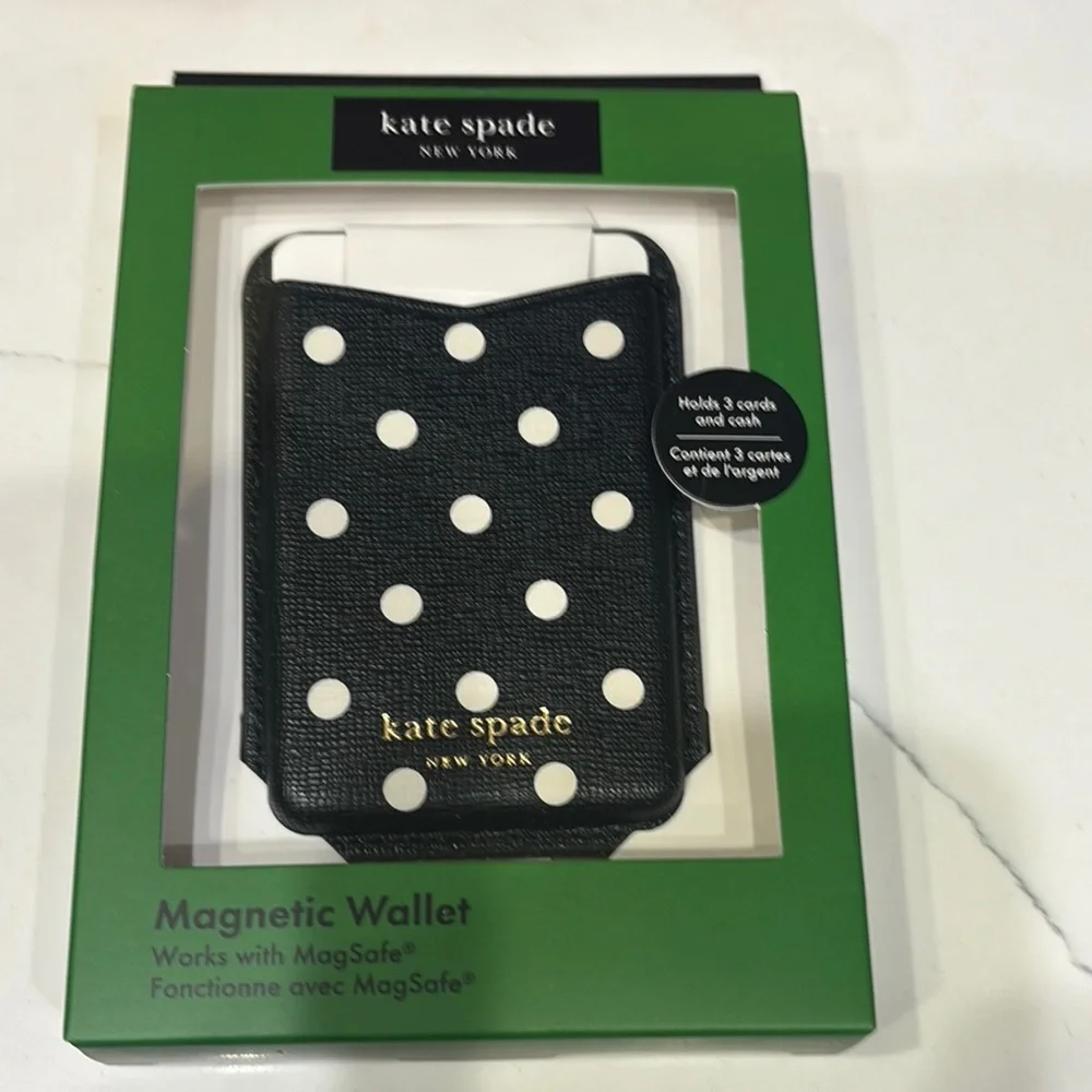 Kate Spade x Target Black/White Magnetic Wallet